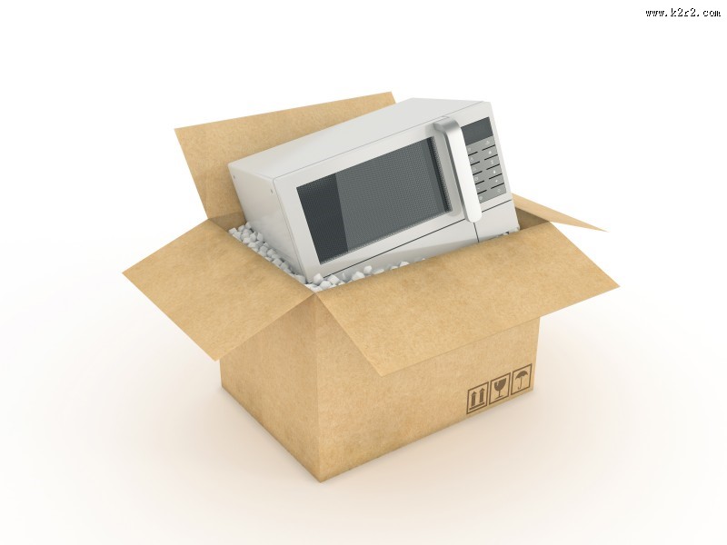 纸箱与家电图片