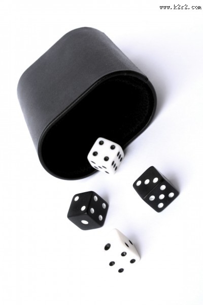 黑白骰子图片