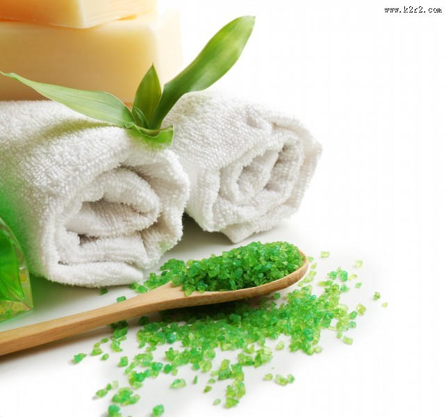 绿色spa用品图片大全