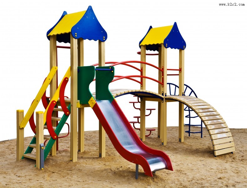 儿童滑梯设施图片