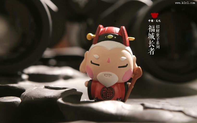 招财童子家族摆件图片大全