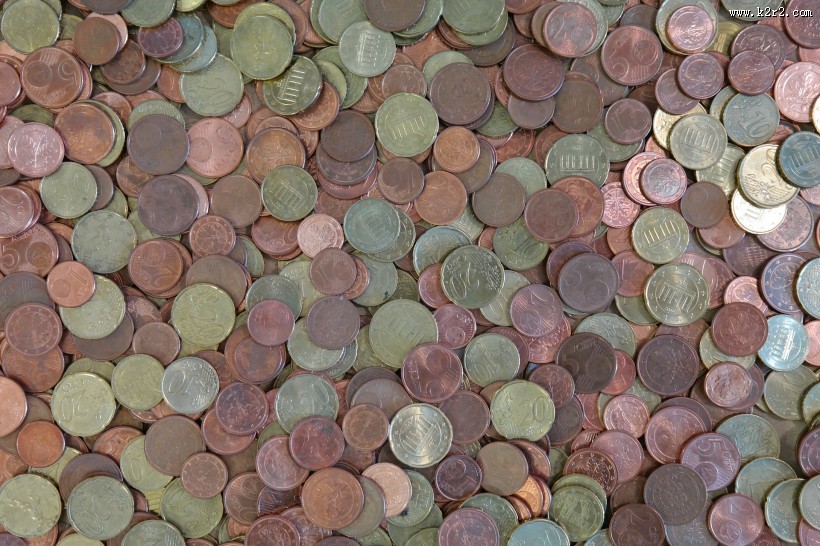 很多很多的硬币图片