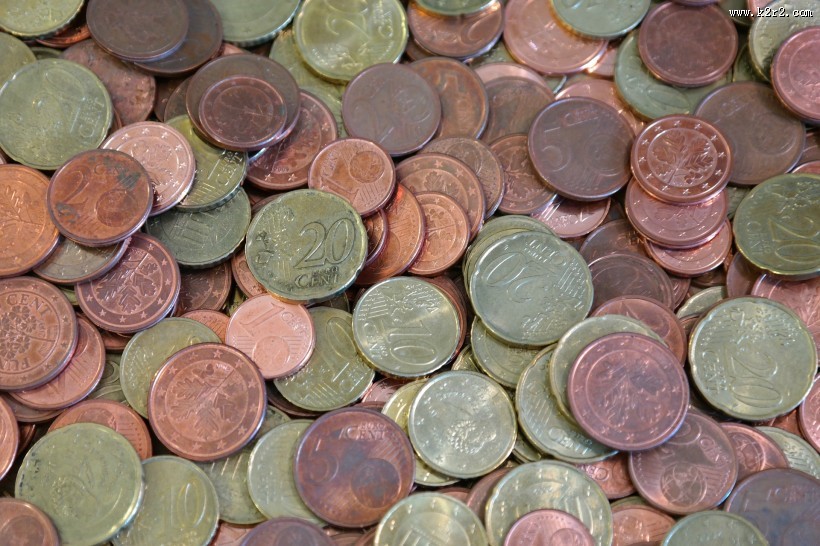 很多很多的硬币图片