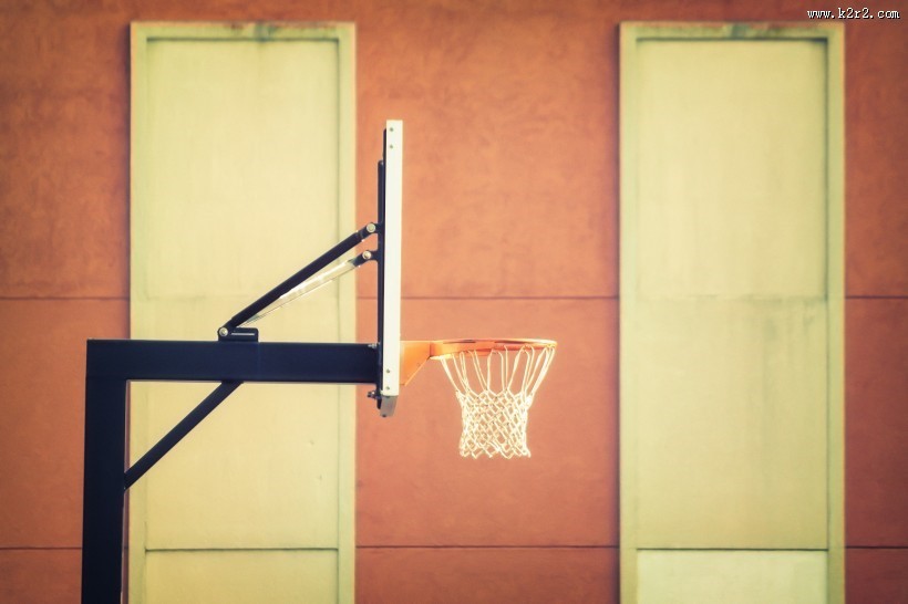 篮板上的篮球框图片大全