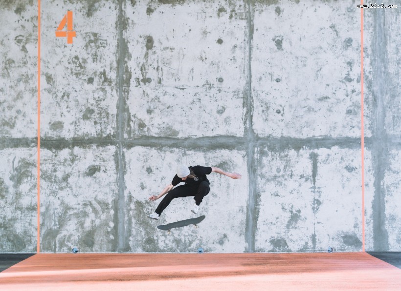 炫酷的滑板动作图片大全