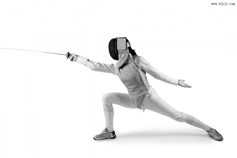 击剑运动人物图片