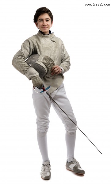 击剑运动人物图片