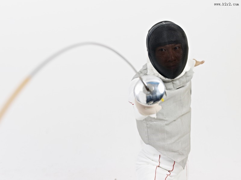 击剑运动人物图片