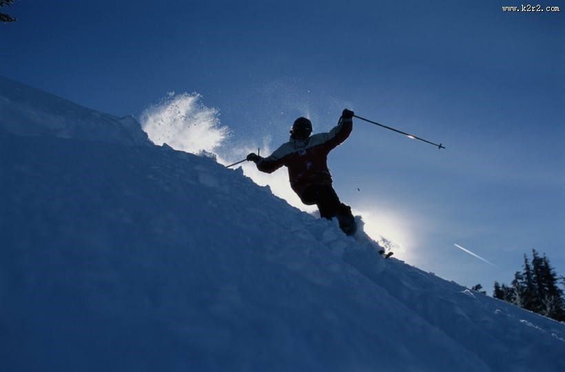 高清滑雪运动图片