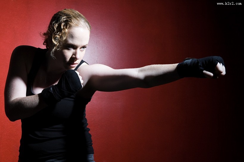 搏击女性图片大全