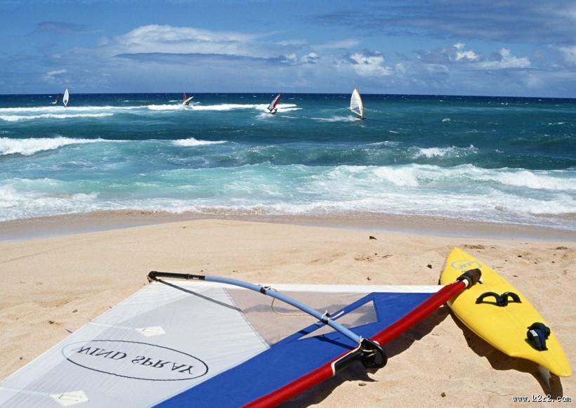 海边休闲娱乐活动图片大全