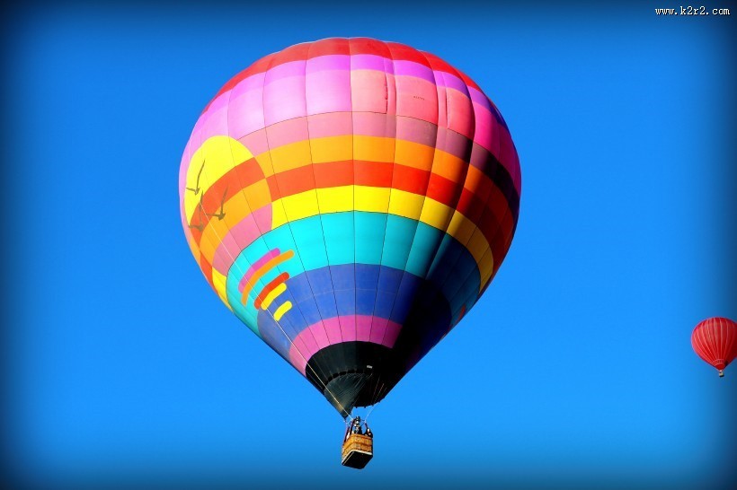 空中的热气球图片大全