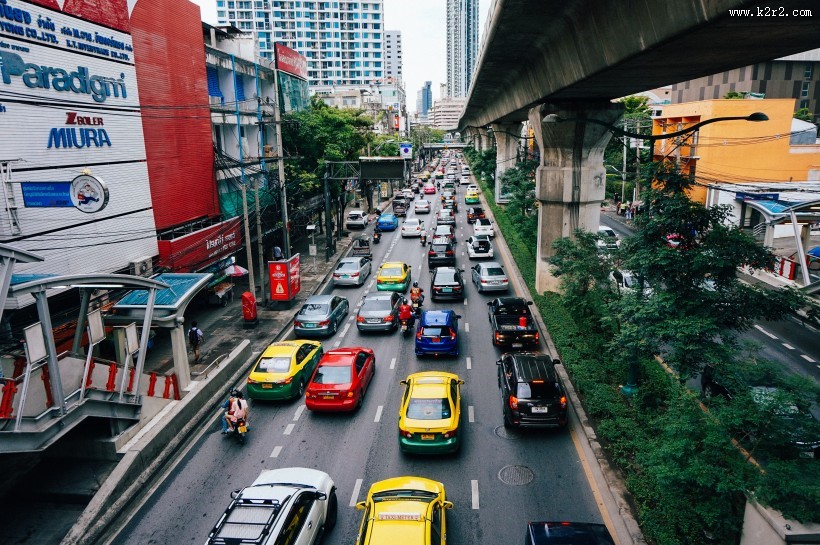 交通堵塞图片大全