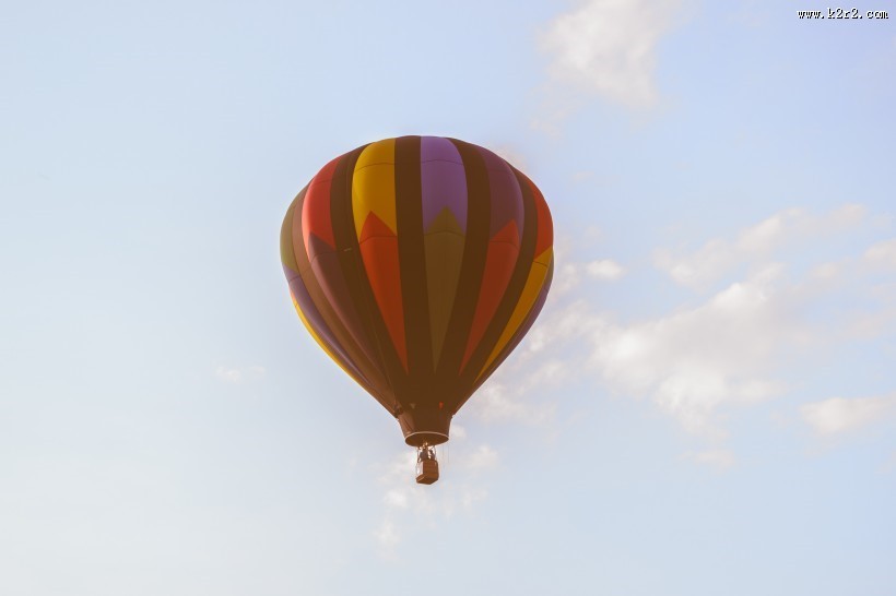 天空中的热气球图片大全