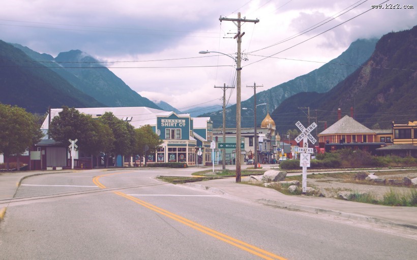 唯美城市街道公路图片