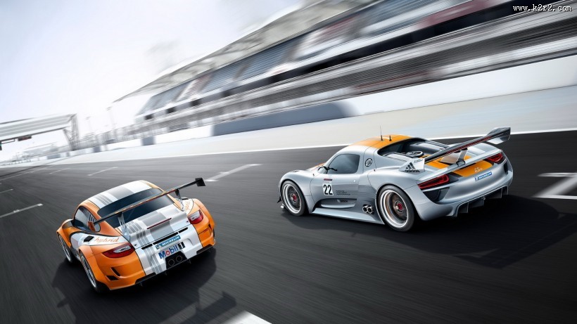 保时捷918赛道图片大全