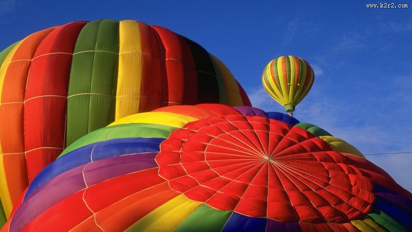 唯美热气球图片