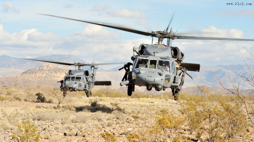 HH-60铺路鹰直升机图片