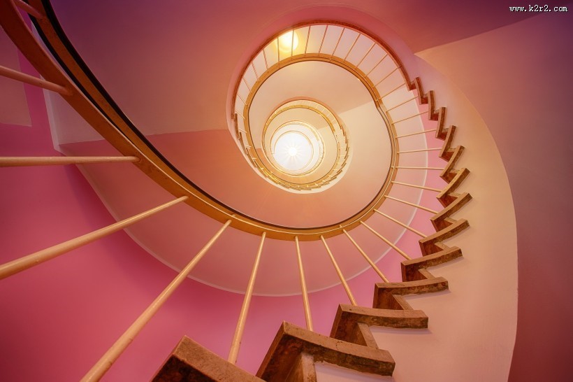 设计独特的旋转楼梯图片
