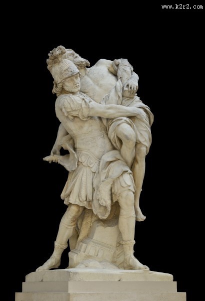 欧美风格的人物雕像图片