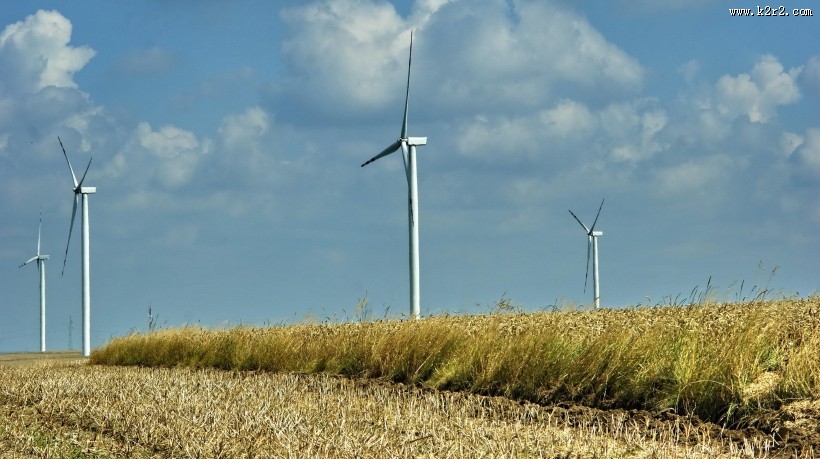 风力发电的风力发电机图片