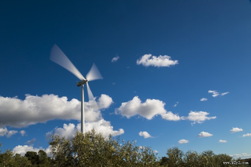 风力发电的风力发电机图片