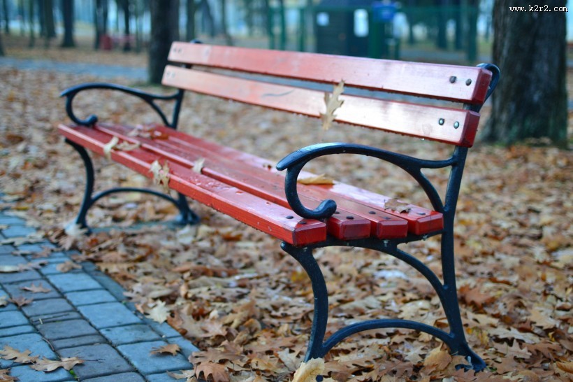 露天的长椅图片大全