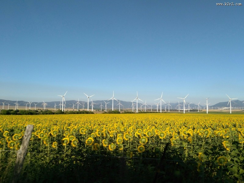 风力发电的风车图片大全