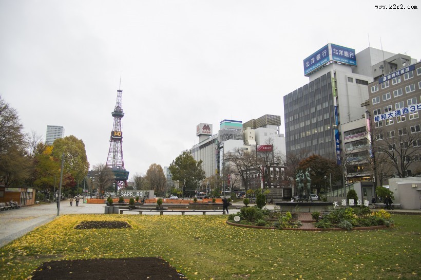 日本札幌大通公园美景图片