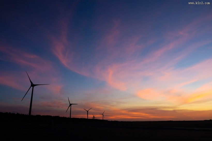 风力发电的风车图片大全