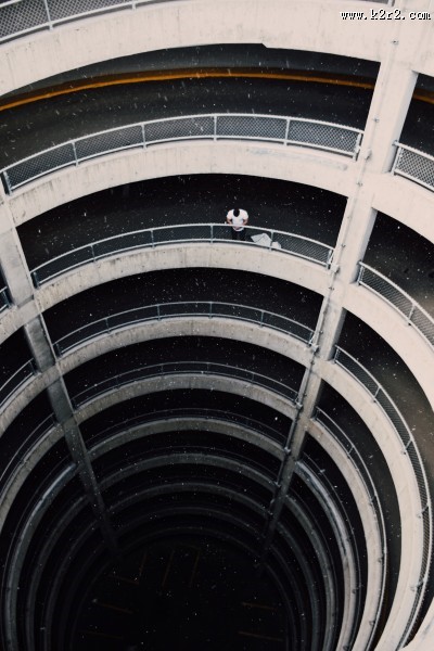 螺旋式建筑风景图片