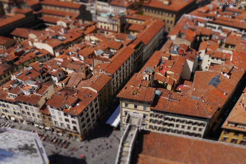 欧洲美丽小屋的屋顶图片