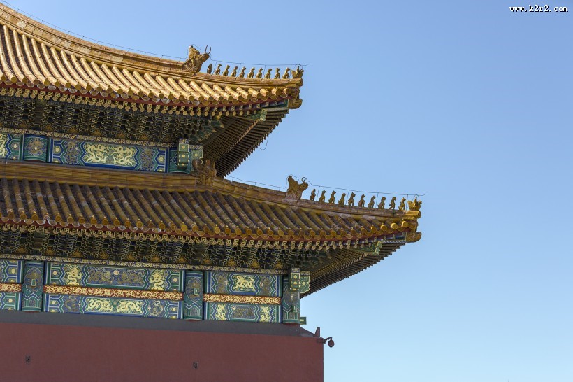 北京故宫五脊六兽图片