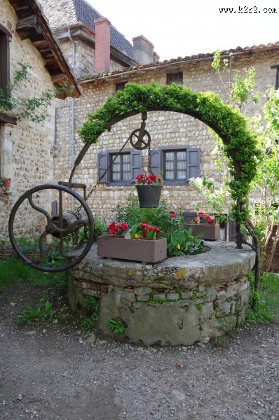 建筑小镇风景特写图片