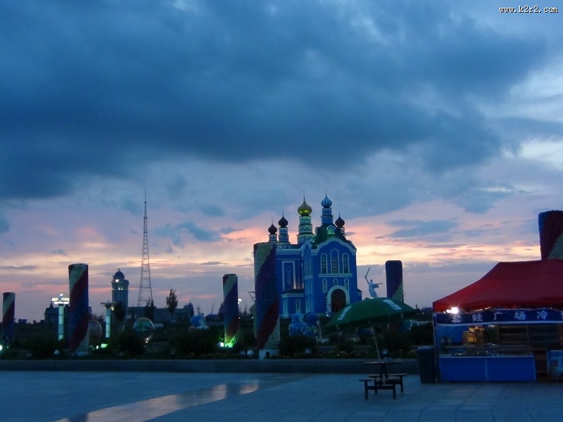 满洲里建筑图片