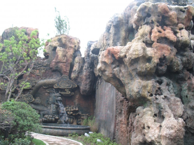 人造奇石假山图片