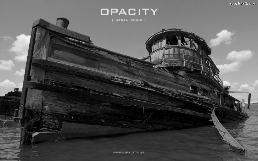 opcity城市废墟图片