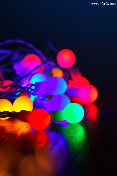 彩色串灯图片大全