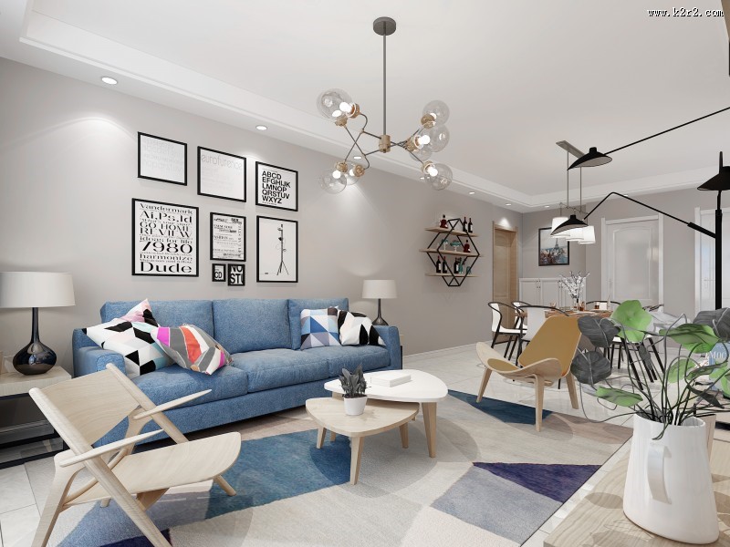 北欧风格室内装修图片