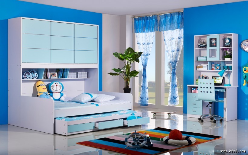 色彩缤纷的卧室装修图片