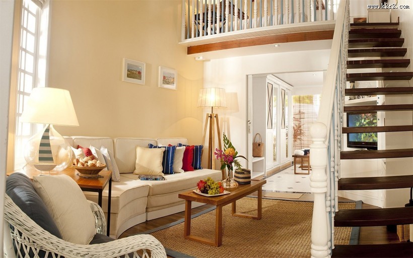 简约白色室内设计图片