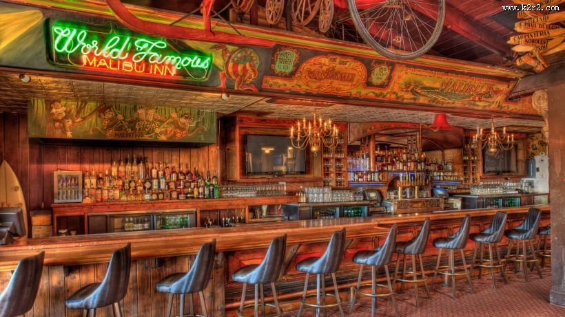 豪华酒吧吧台图片大全