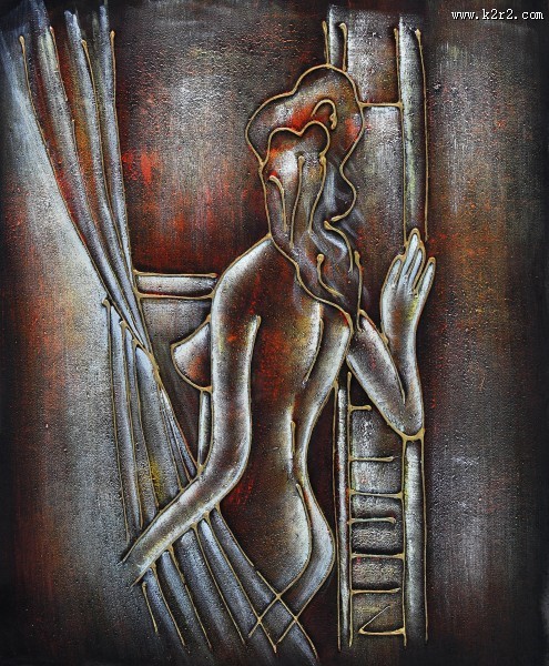 抽象高清三联画图片