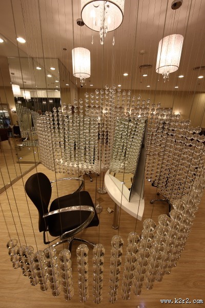 蓝调美发装潢设计图片