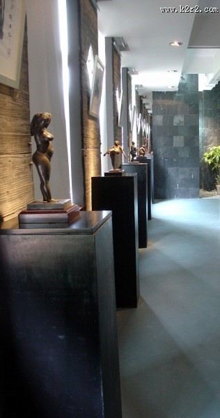 广州石磨坊艺术展厅图片