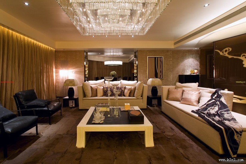 梁志天-上海浦东汤臣一品客厅图片