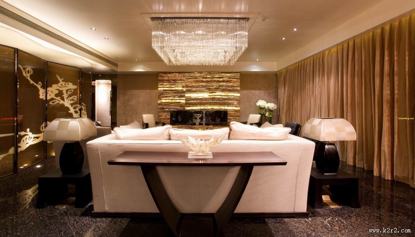 梁志天-上海浦东汤臣一品客厅图片