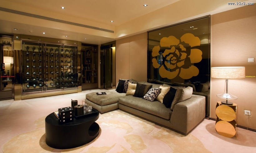 梁志天-上海浦东汤臣一品客厅图片