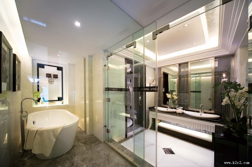 佛山万科兰乔圣菲别墅样板房图片