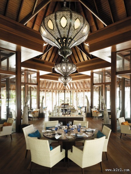 马尔代夫香格里拉大酒店餐厅图片